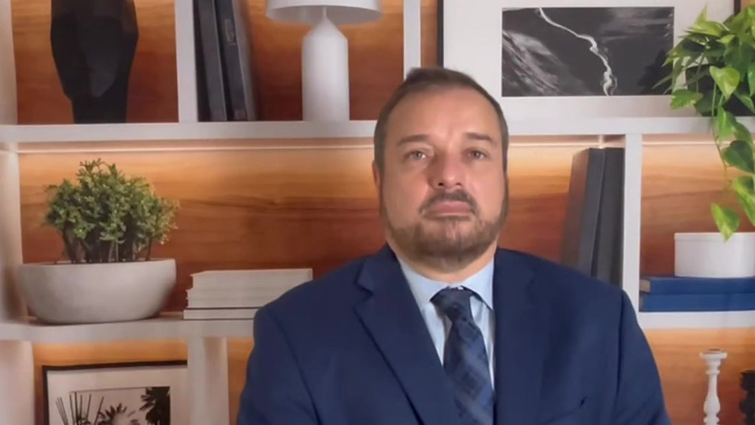 A studio-quality video call background created with a QuickStudio backdrop